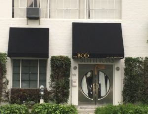 Commercial awnings for The Bod