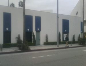 Blue window commercial awnings in Van Nuys