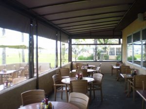 Custom commercial patio shade awning