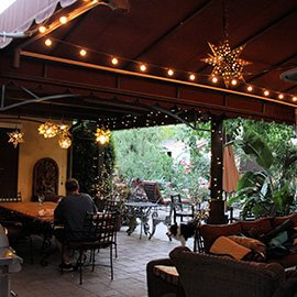 Your backyard made even better with a custom awning from Van Nuys