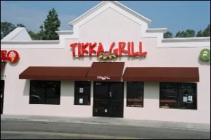 Custom restaurant awning for Tikka Grill