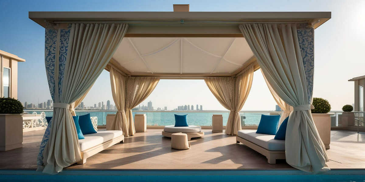 luxury pool cabana designs